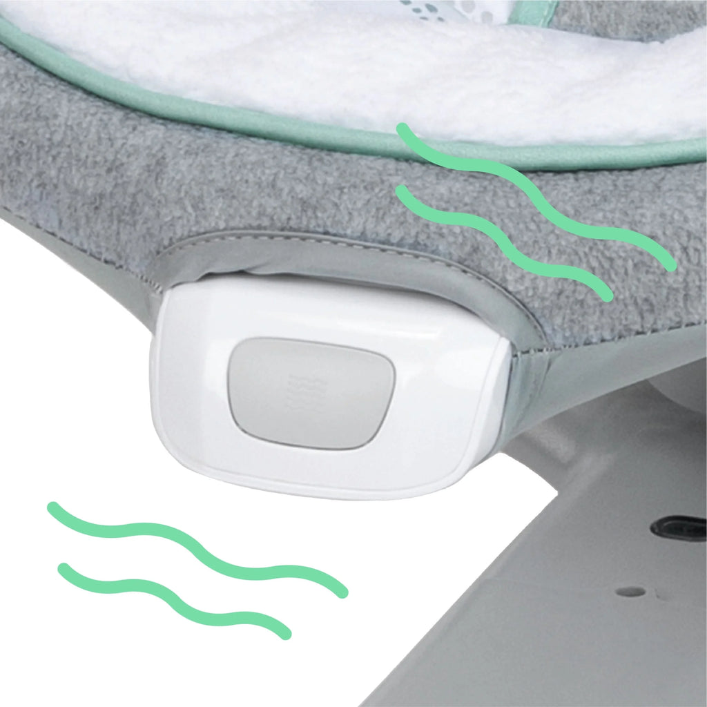 2-In-1 Portable Baby Swing & Infant Seat with Vibrations, Music, Unisex, Swell