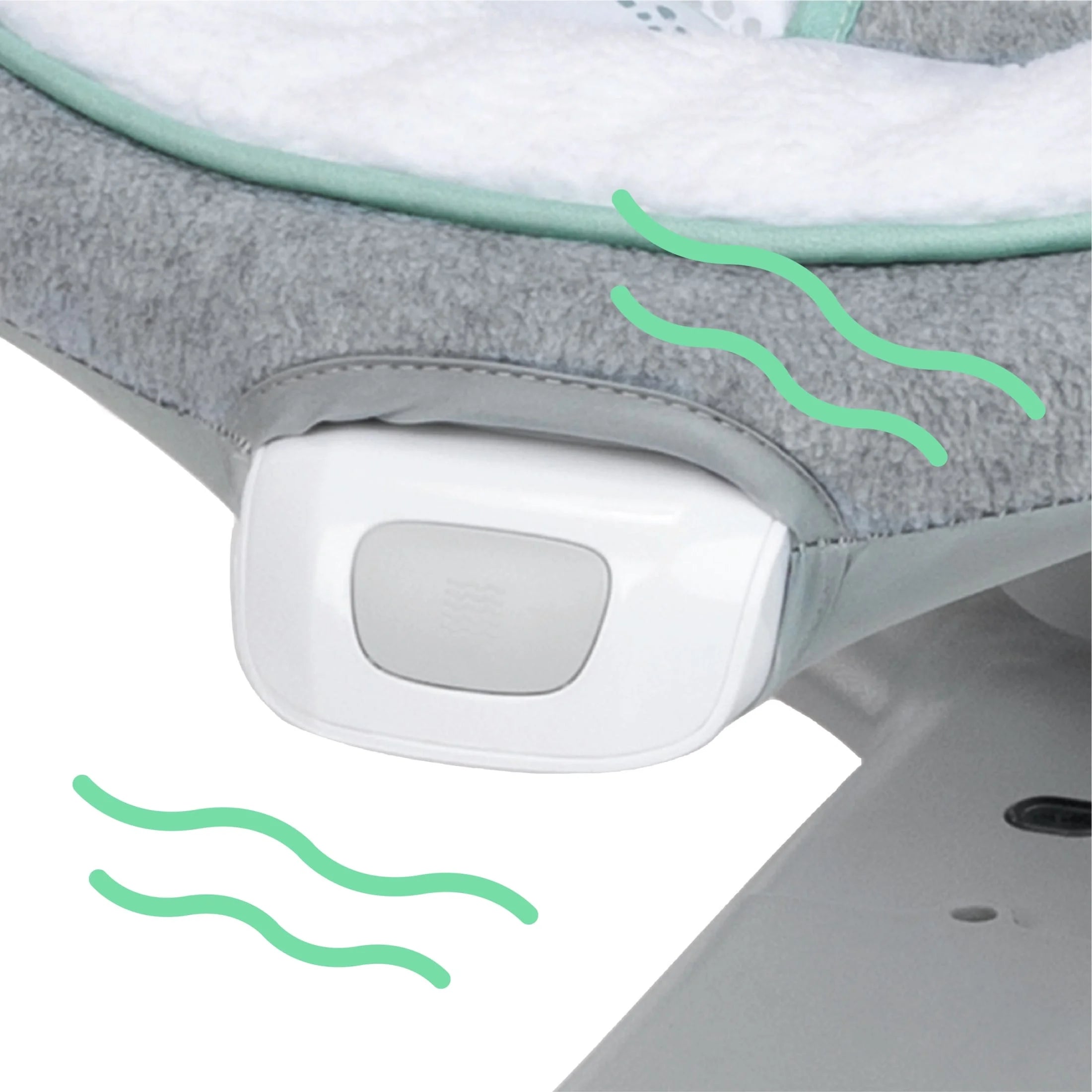 2-In-1 Portable Baby Swing & Infant Seat with Vibrations, Music, Unisex, Swell