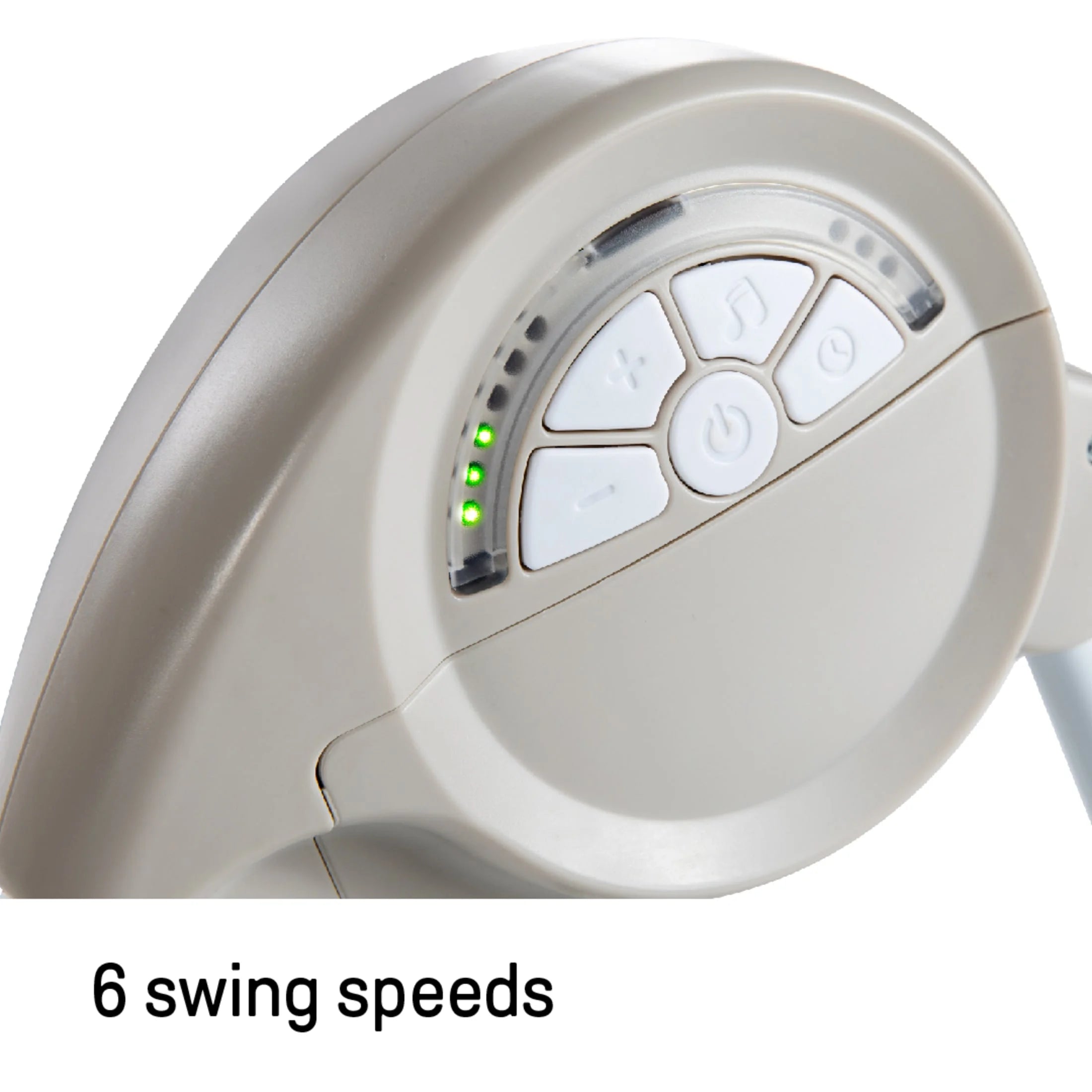 Soothe 'N Delight 6-Speed Portable Baby Swing with Music - Cozy Kingdom, Ages 0-9 Months, Unisex