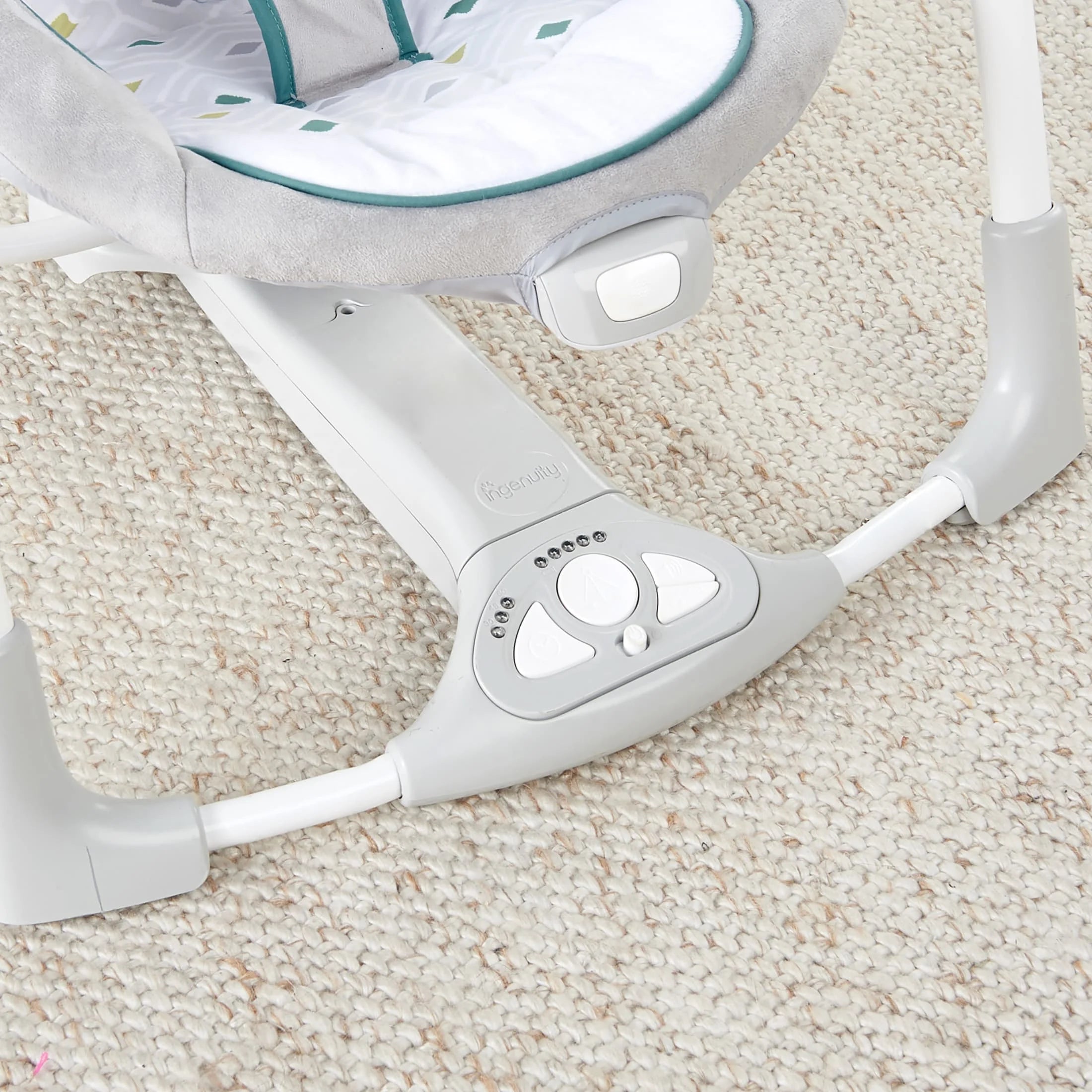 Convert Me 2-In-1 Portable Vibrating Baby Swing Nash, Infant, Gray (Unisex)