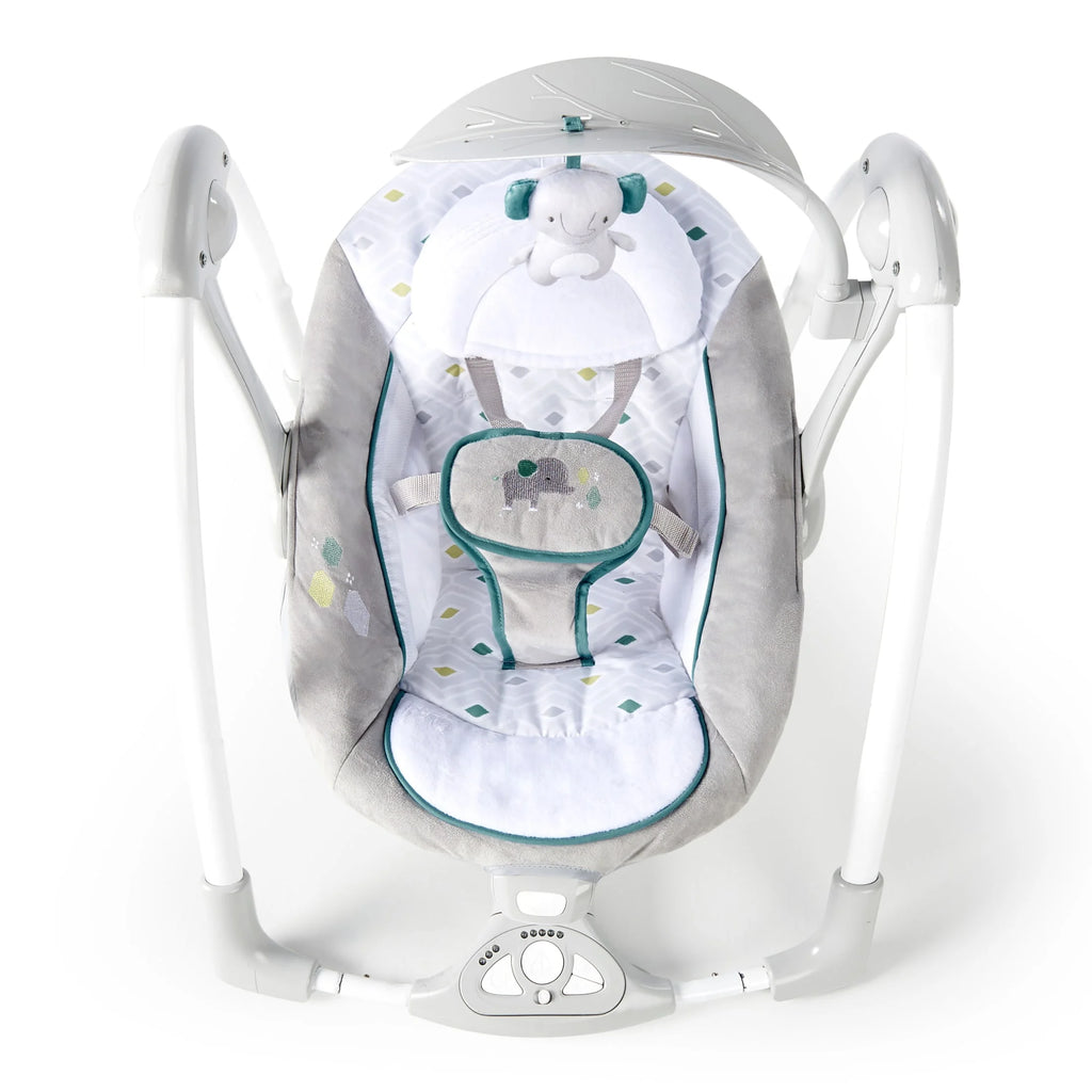 Convert Me 2-In-1 Portable Vibrating Baby Swing Nash, Infant, Gray (Unisex)