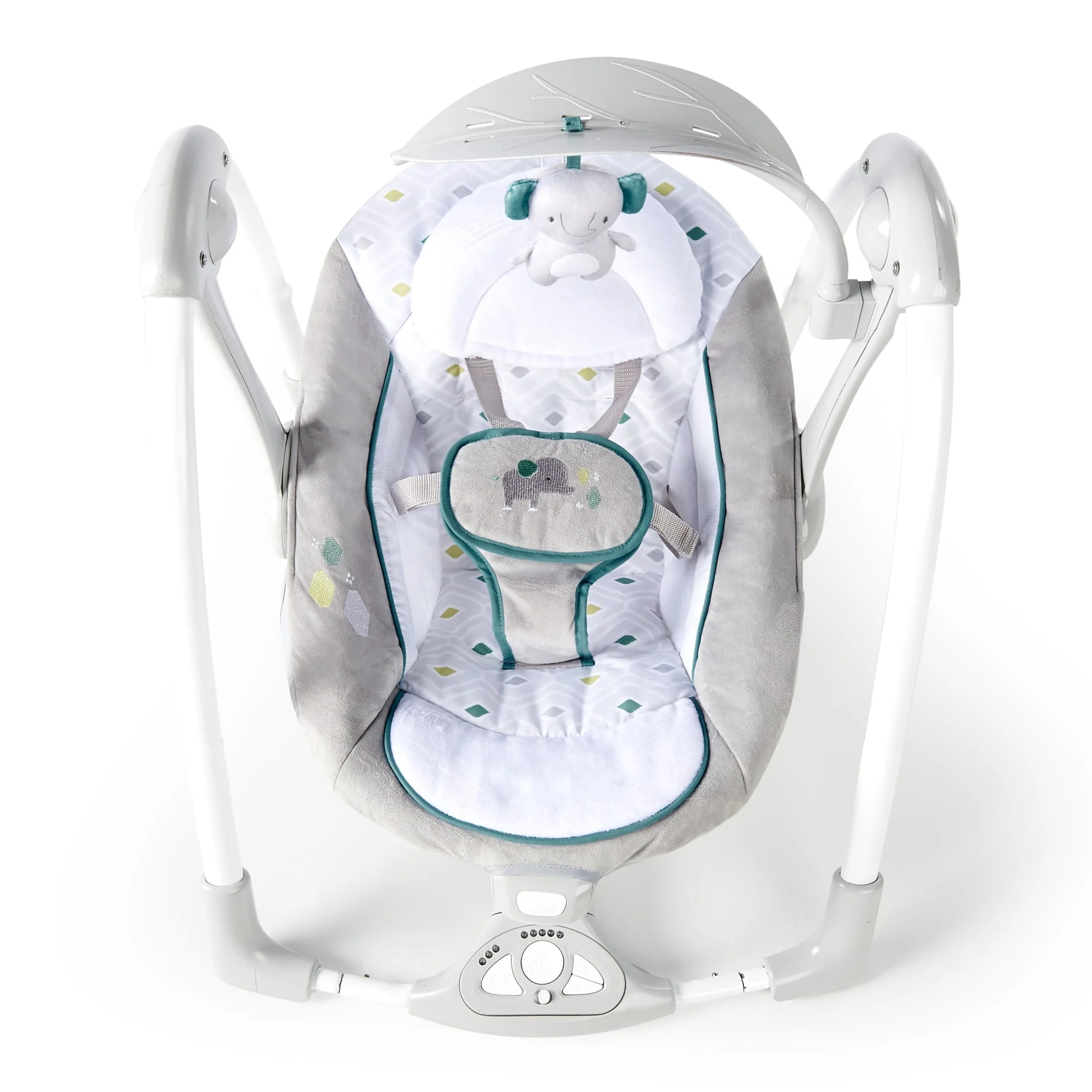 Convert Me 2-In-1 Portable Vibrating Baby Swing Nash, Infant, Gray (Unisex)